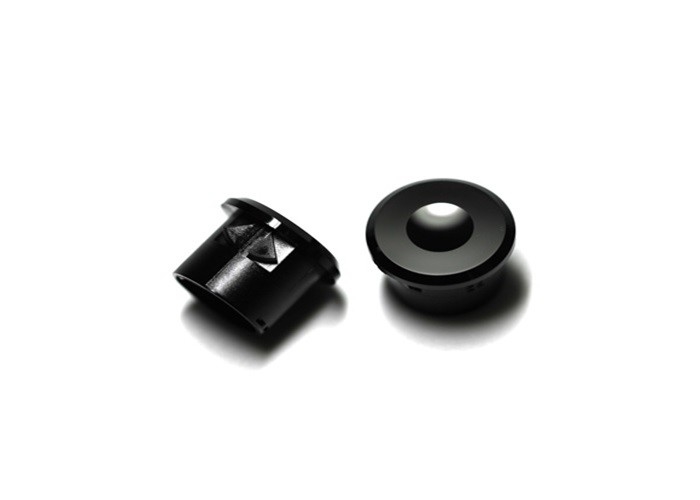 Conception d'OEM/ODM/lentilles optiques en plastique de lentille de récepteur PC principal fait sur commande de noir