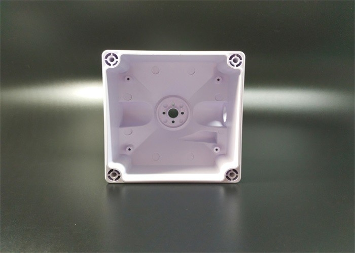 Boîte optique blanche d'alimentation de conception/d'énergie de réverbères du moulage par injection faite sur commande d'OEM/ODM LED