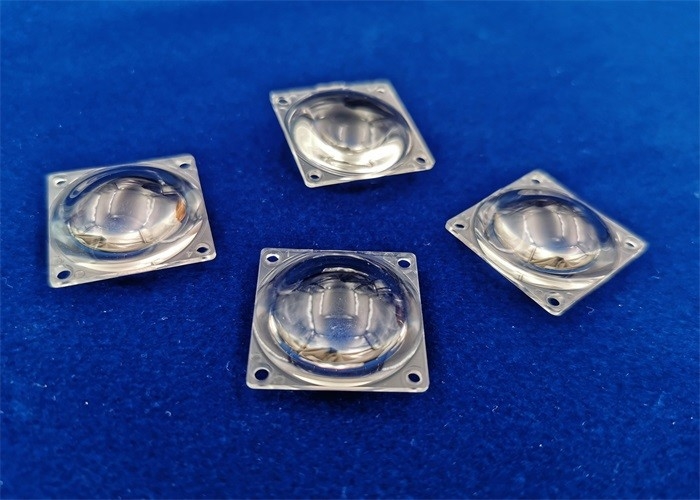 Conception/de la lentille asphérique PMMA collimateur fait sur commande d'OEM/ODM diamètre sans couleur du matériel 26x26x11.5mm LED